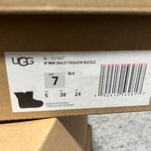 UGG buckle mini boots